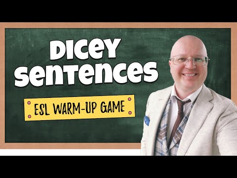 Dicey Sentences: Warm-up Game for Tense & Sentence Practice | Teacher Val