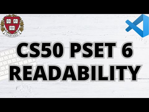 CS50 READABILITY | PROBLEM SET 6 | SOLUTION