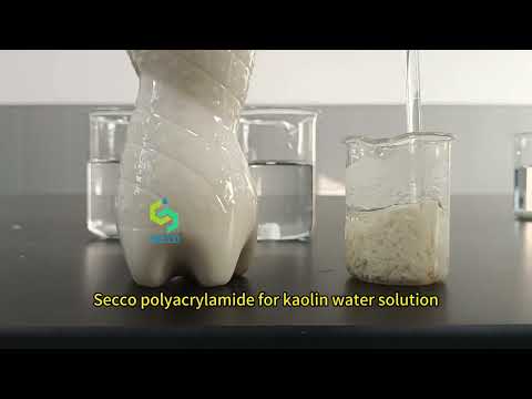 Secco polyacrylamide pam for kaolin water solution flocculant