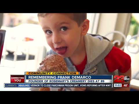Remembering the sweet legacy of Frank DeMarco, the founder of Rosemary's Creamery