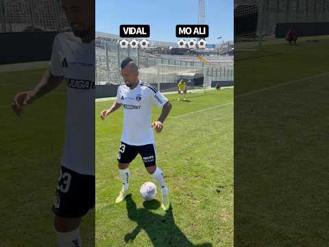 Shooting challenge with Vidal 🔥