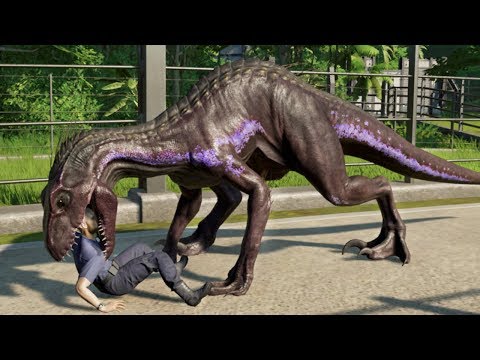 ALL CARNIVORES EATING HUMANS - Jurassic World Evolution