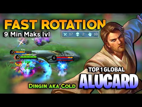 Alucard Fast Farm Rotation, 9 Min Maks Lvl [ Top 1 Global Alucard Best Build 2022 ] By Cold - MLBB