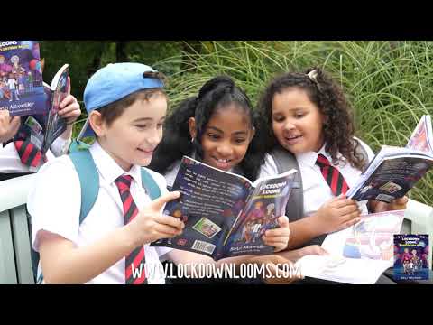 Lockdown Looms: Reggie's Birthday Party (Children's book). 'Late for School' advert.