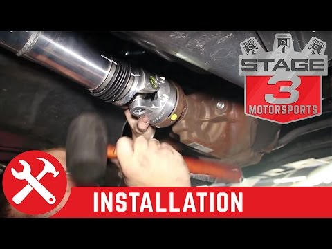 2005-2014 Mustang GT DynoTech 1 Piece Aluminum Driveshaft Install