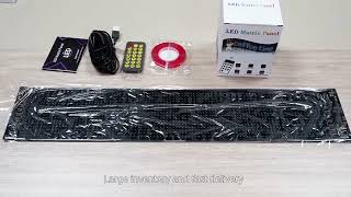 LED Matrix panel Devil Eyes 9,2x37,4 cm (2 ks)