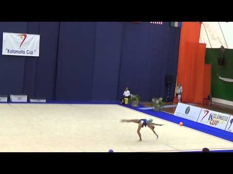 Volkova Ekaterina(FIN) Ball Kalamata Cup 2014 Finals