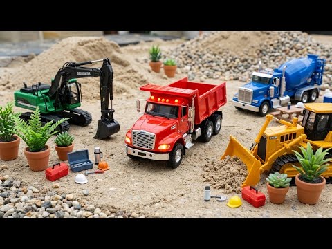 Il miglior team di camion giocattolo! 🚚 Canzone per bambini sui veicoli da costruzione 🎶 Autocarr...