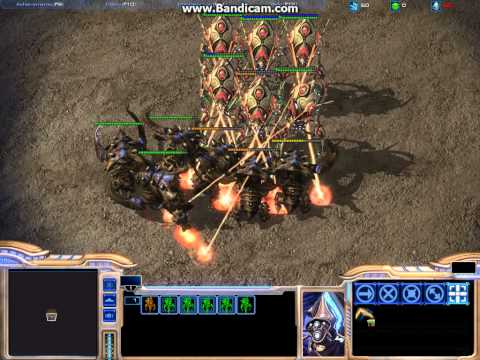 Starcraft 2 Test - 6 Colossus vs 6 Ultralisk