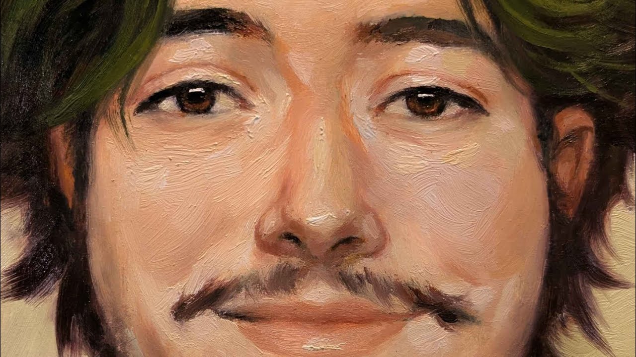 Self Portrait 2025 - First Time Using Oil Paint