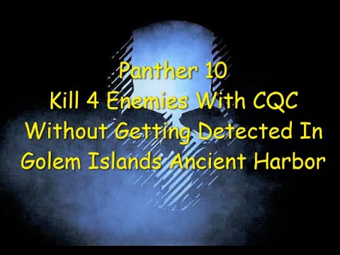 Ghost Recon Breakpoint : Panther 10 : 4  Kills With CQC  Undetected In Golem Islands Ancient Harbor