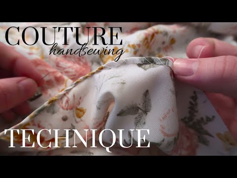 COUTURE ROLLED HEM // Handsewing techniques