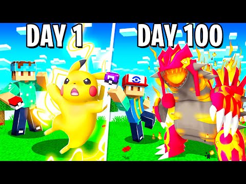 Arpus - I Spent 100 DAYS in Minecraft PIXELMON! [FULL MOVIE]