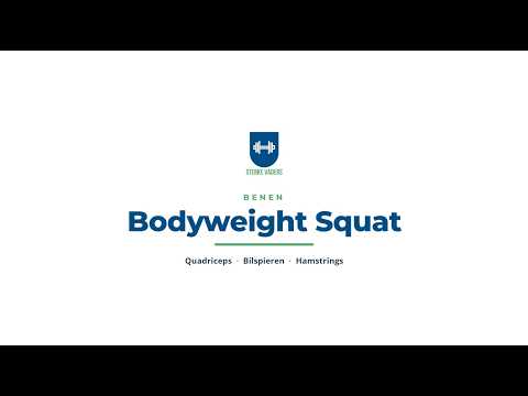 Bodyweight Squat video uitvoering