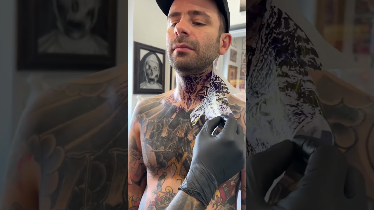 Owl on neck tattooed by Andrea Zorloni