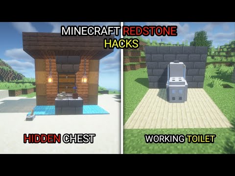 Minecraft: 5+ Redstone Build Hacks & Ideas [2023]