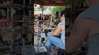 Rudeboy covering Gary Allen's Right Where I Need to Be - Drum Cam