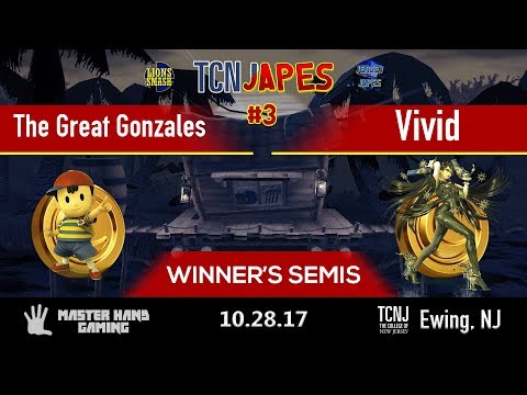 TCNJapes 3 - Vivid (Duck Hunt, Bayo) vs. The Great Gonzales (Ness) - Winner's Semifinals