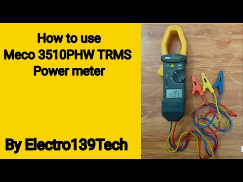 MECO Clamp - On TRMS Power Meter With Automatic Computation Of 1 & 3 Phase Parameters