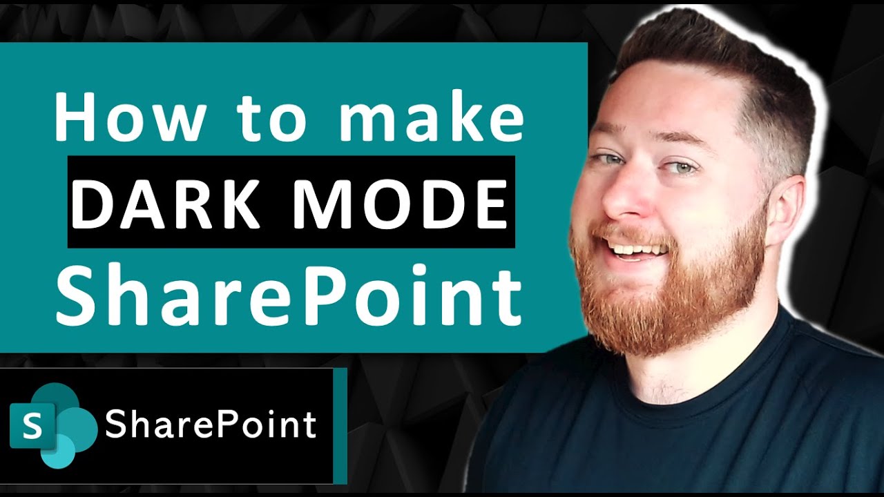 How to make dark mode in SharePoint Intranet