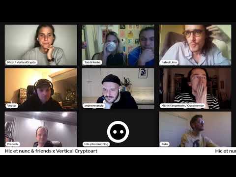 Hic et nunc and friends x Vertical Crypto