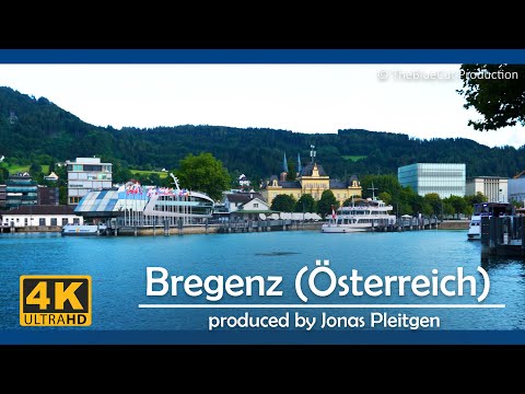 Bregenz (Österreich) (4K) am Bodensee | TheBlueCutProduction