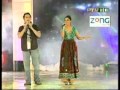 Hadiqa Kaini and irfan Khan Jaanan pashto song TV award 2010