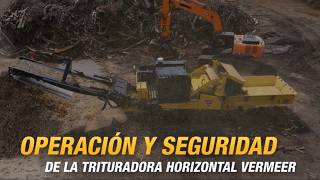 Operación y seguridad de la trituradora horizontal Vermeer