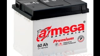 A-mega 6СТ-60 АзЕ Premium - відео 1