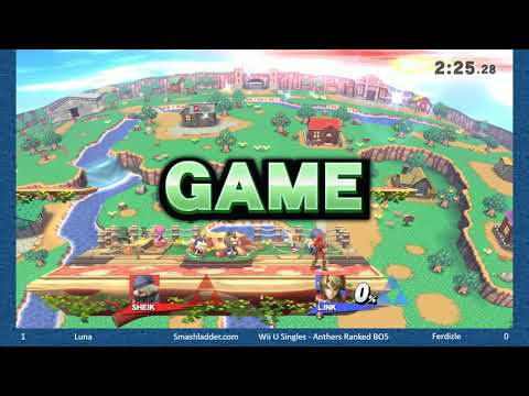 Smashladder.com - Ranked BO5 - Luna (Sheik) vs Ferdizle (Link) - Prelim Game #3