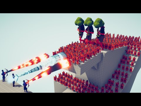 100x SHIELD BEARERS & 3x TREE GIANT vs 3x EVERY GOD - Totally Accurate Battle Simulator TABS