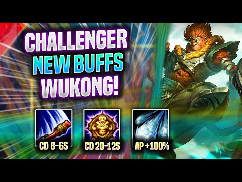 KOREAN CHALLENGER IS A GOD WITH WUKONG NEW BUFFS! - Korean Challenger Plays Wukong Top vs Akali! |