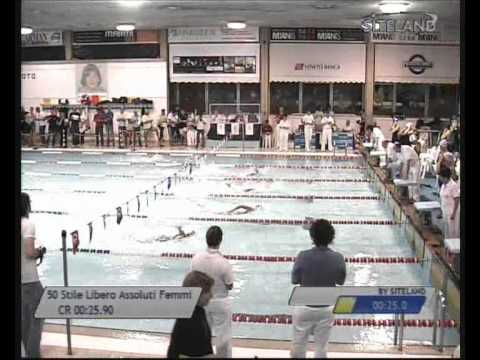 Eliminatorie 2 dei 50 Stile Libero  Assoluti Femmine Agonisti - 16 Memorial Chiara Giavi