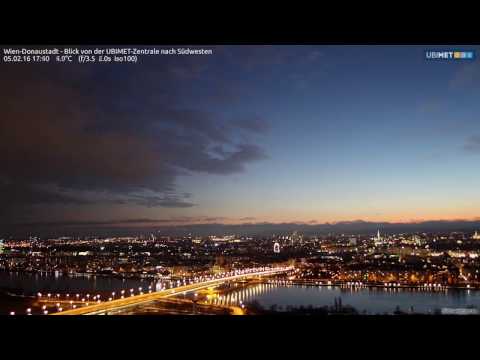 2016 at a glance - 1 year time lapse of Vienna's Weather Webcam by UBIMET