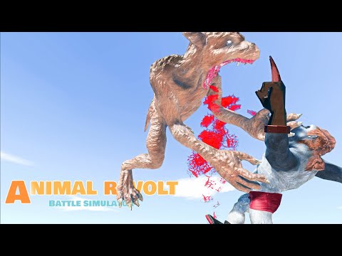 WEREWOLF vs MUTANT PRIMATES UNIT | NEW + EPIC | ANIMAL REVOLT BATTLE SIMMULATOR