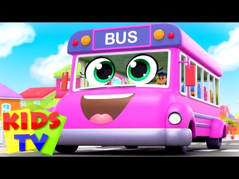 The Wheels On The Bus Go Round And Round | Baby Toot Toot | Nursery Rhymes & Baby Songs | Kids Tv