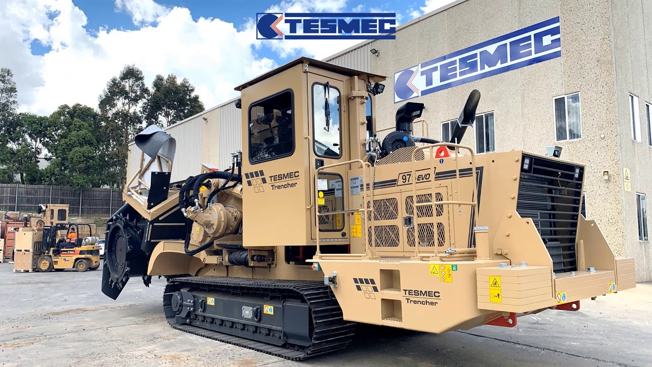 Tesmec 975Evo Rock Hawg departing Tesmec Australia