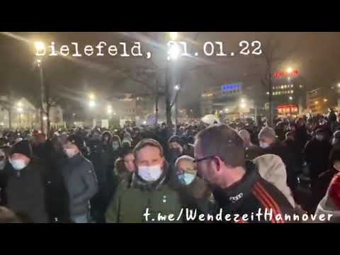 Bielefeld Demo 21.01.2022 #spaziergang #demo