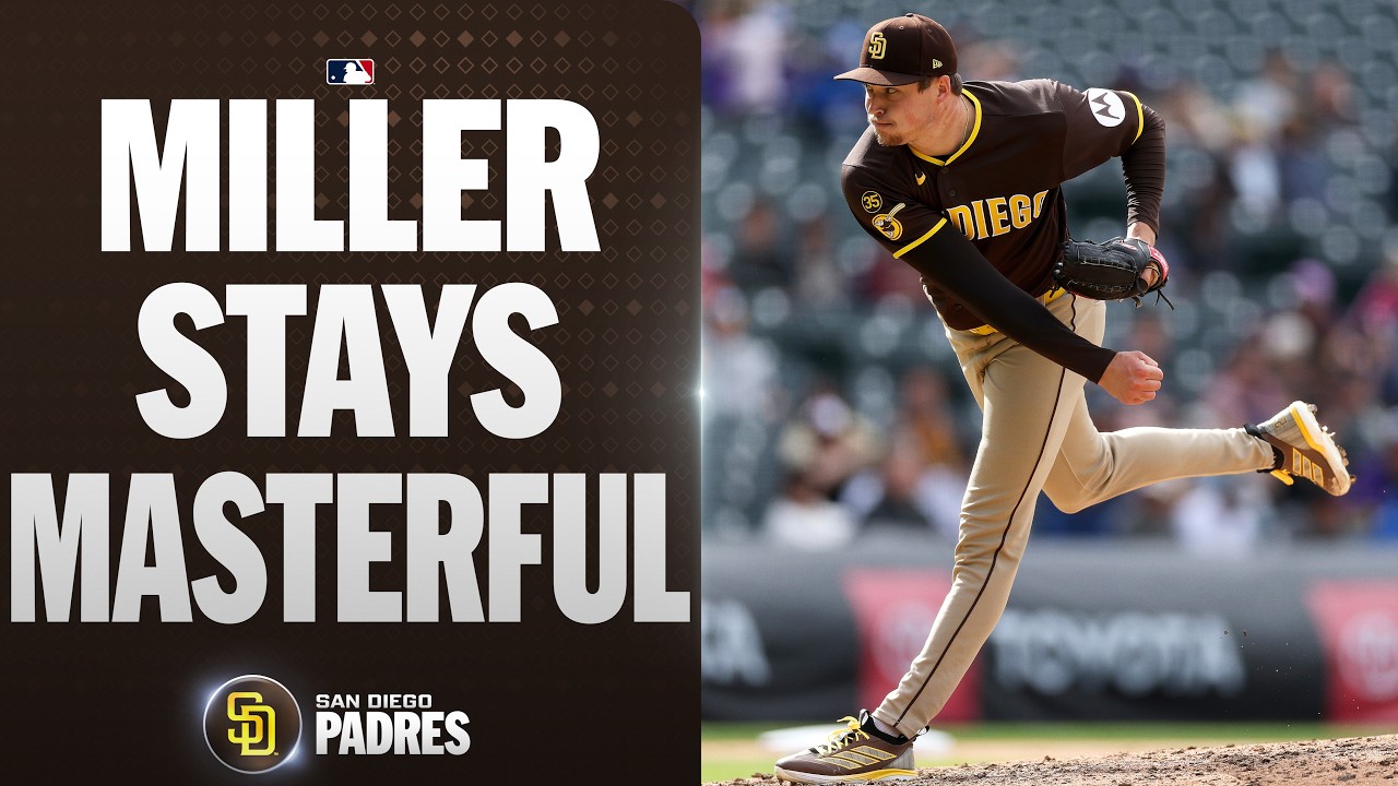 Mason Miller TIES the Padres' consecutive scoreless innings record with another DOMINANT outing! 🔥😤