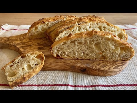 쉬운 홈베이킹 🍞 고소함 한가득 무반죽 치즈빵 노버터 노설탕 만들기