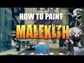 How To Paint Malekith From Marvel Crisis Protocol