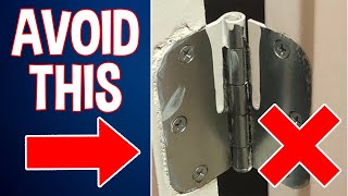 How to AVOID painting DOOR HINGES | Tips & Tricks