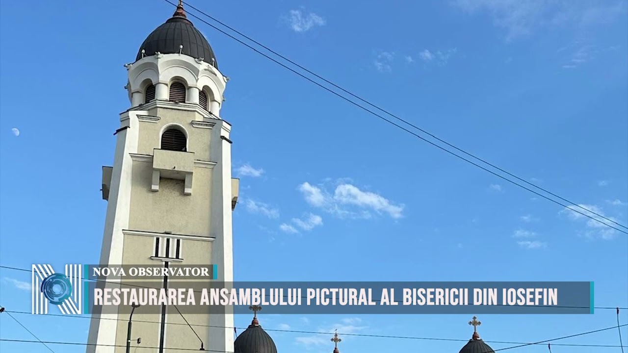 Restaurarea ansamblului pictural al bisericii din Iosefin