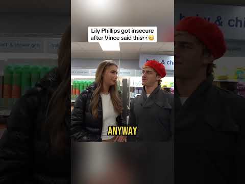 Lily Phillips got insecure after Vince said this😭 #funny #lilyphillips #vinceaesthetic