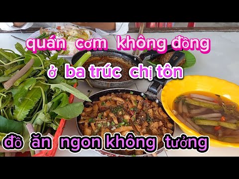 quán cơm không đồng đồ ăn ngon không tưởng.