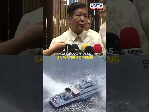 PBBM sa hirit na gantihan ang water cannon attack ng China: “No intention of attacking anyone”
