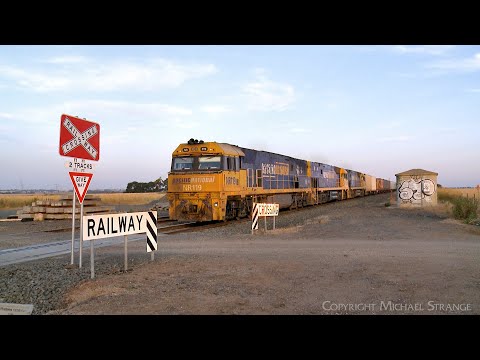 4SP4 Diverted Pacific National Freight Train, 75 Wagons (11/1/2023) - PoathTV Australian Railways