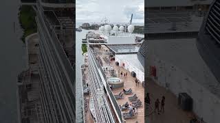 MSC Seascape Departure from PortMiami – Top Deck Drone View Aug7 25 #cruise #drone  #msccruises