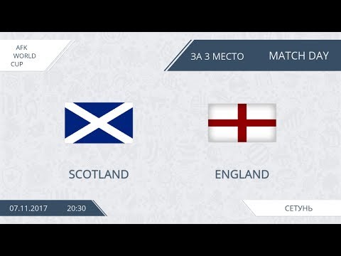 AFL17. World Cup. 3 Place Match. Scotland - England