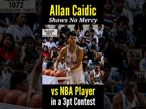 Allan Caidic Can't Miss vs NBA in 3pt Contest🔥🔥